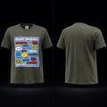 Guatemala Cotton T-shirt unisex with traditional sayings Logo crew neck Green