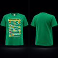 GUATEMALA T-Shirt short sleeve with FRASES CHAPINAS Light Green