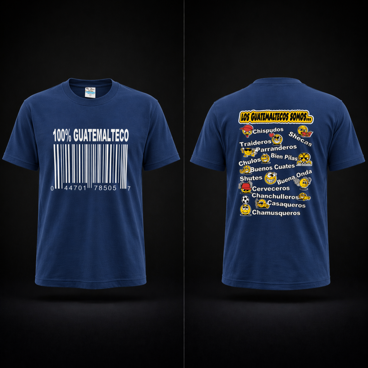 GUATEMALA T-Shirt with front logo and FRASES CHAPINAS in the back